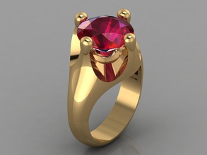 gc gold t053 - Diamant-gold-ring Schmuck Mode design Silber ring Luxus elegant scheint diamond Kunst Halskette gem Armband Ohrring Anhänger Ringe Frauen Damen-ring gold-ring 3d print model - Mito3D