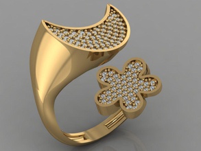 gc gold tw097 - Diamant-ring Schmuck Halskette Armband gem Edelsteine Mode design Silber ring Luxus elegant scheint diamond Ohrring Anhänger Saphir andere Ringe ebnen 3d print model - Mito3D
