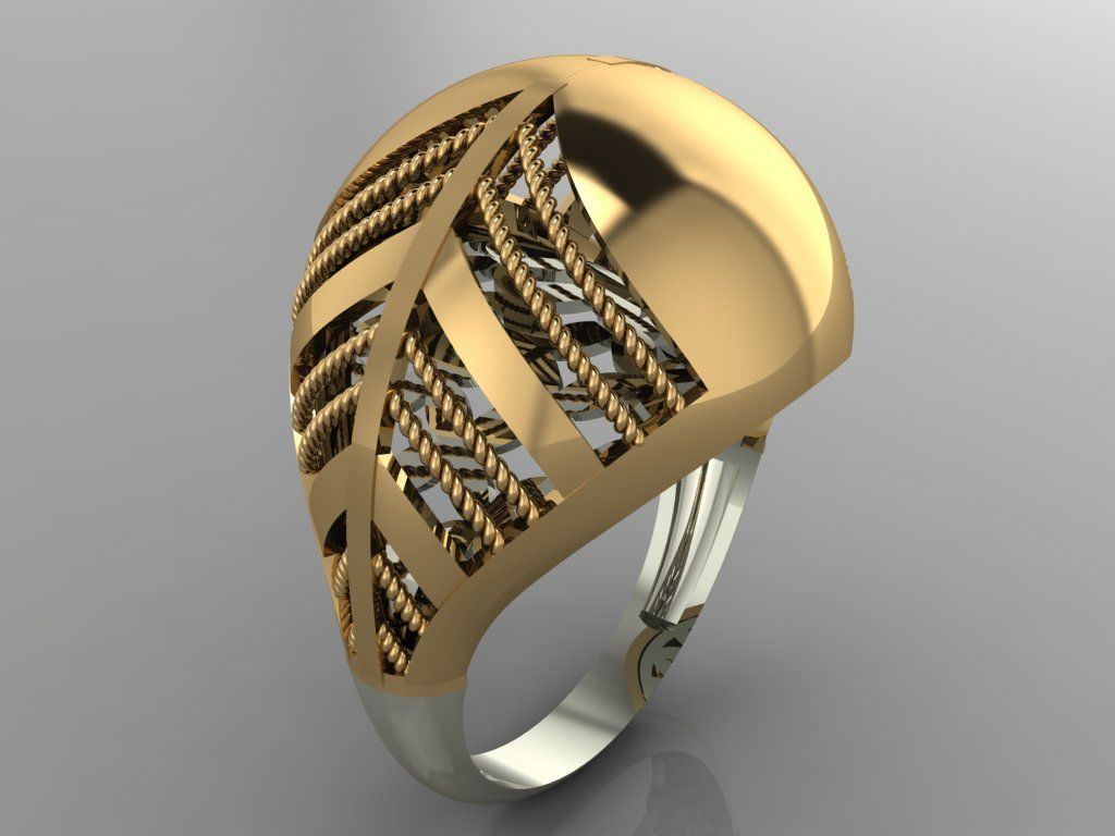 gc oro y0084 - ring gioielli gemme moda il design argento anello di lusso elegante lucente diamante art la collana gemma braccialetto orecchino ciondolo zaffiro altri anelli 3D print model - Mito3D