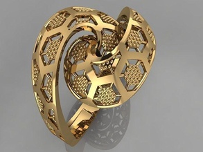 gc oro y0090 squillare gemme gioielleria moda design argento lusso elegante splendente diamante arte collana gemma braccialetto orecchino pendente zaffiro anelli 3d print model - Mito3D