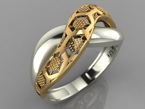 gc altın y0098 - ring takı taşlar moda tasarım Gümüş yüzük lüks zarif parlayan elmas sanat kolye gem küpe kadın 3d print model - Mito3D