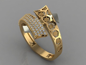 gc oro y014 diamante 3d modello gemme gioielleria moda design argento squillare lusso elegante splendente arte collana gemma braccialetto orecchino pendente donne nozze 3d print model - Mito3D