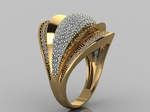 gc oro y033 - diamante modello 3d gioielli gemme moda il design argento anello di lusso elegante lucente art la collana gemma braccialetto orecchino ciondolo zaffiro altri 3d print model - Mito3D