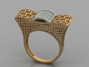 gc oro y061 - diamante modello 3d gioielli gemme moda il design argento anello di lusso elegante lucente art la collana gemma braccialetto orecchino ciondolo zaffiro altri 3d print model - Mito3D