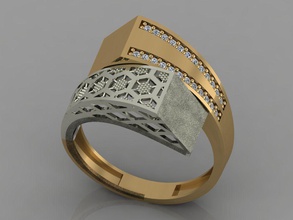gc gold y065 - Diamant-set-3d-Modell Schmuck Edelsteine Mode design Silber ring Luxus elegant scheint diamond Kunst Halskette gem Armband Ohrring Anhänger Saphir andere 3d print model - Mito3D