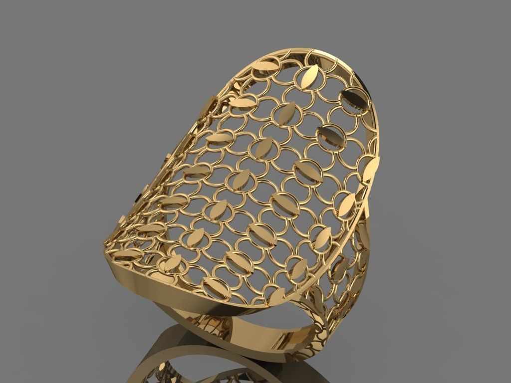 gc oro y269 diamante squillare moda design argento lusso elegante splendente arte collana gemma braccialetto pendente uomini gioielleria nozze donne anelli 3D print model - Mito3D