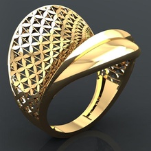 gc oro y270 diamante moda design argento squillare lusso elegante splendente arte collana gemma braccialetto pendente uomini gioielleria nozze donne anelli 3d print model - Mito3D