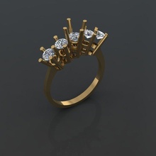 gc oro y285 diamante squillare moda design argento lusso elegante splendente arte collana gemma braccialetto pendente uomini gioielleria nozze donne anelli 3d print model - Mito3D