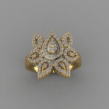 gc oro y302 diamante squillare moda design argento lusso elegante splendente arte collana gemma braccialetto pendente uomini gioielleria nozze donne anelli 3d print model - Mito3D