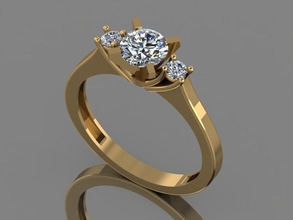 gc oro y309 diamante squillare moda design argento lusso elegante splendente arte collana gemma braccialetto pendente uomini gioielleria nozze donne anelli 3d print model - Mito3D