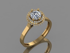gc oro y312 diamante squillare moda design argento lusso elegante splendente arte collana gemma braccialetto pendente uomini gioielleria nozze donne anelli 3d print model - Mito3D