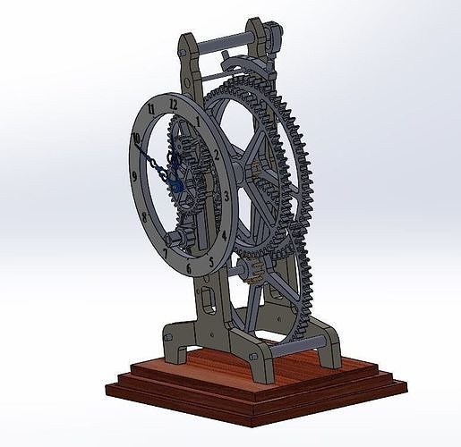 gear clock dongho trangtri noithat in3d art 3D print model - Mito3D