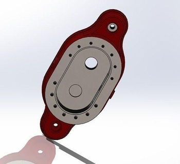Ausrüstung Pumpe Öl Nabe kommerziell Wissenschaft Ingenieurwesen 3d print model - Mito3D