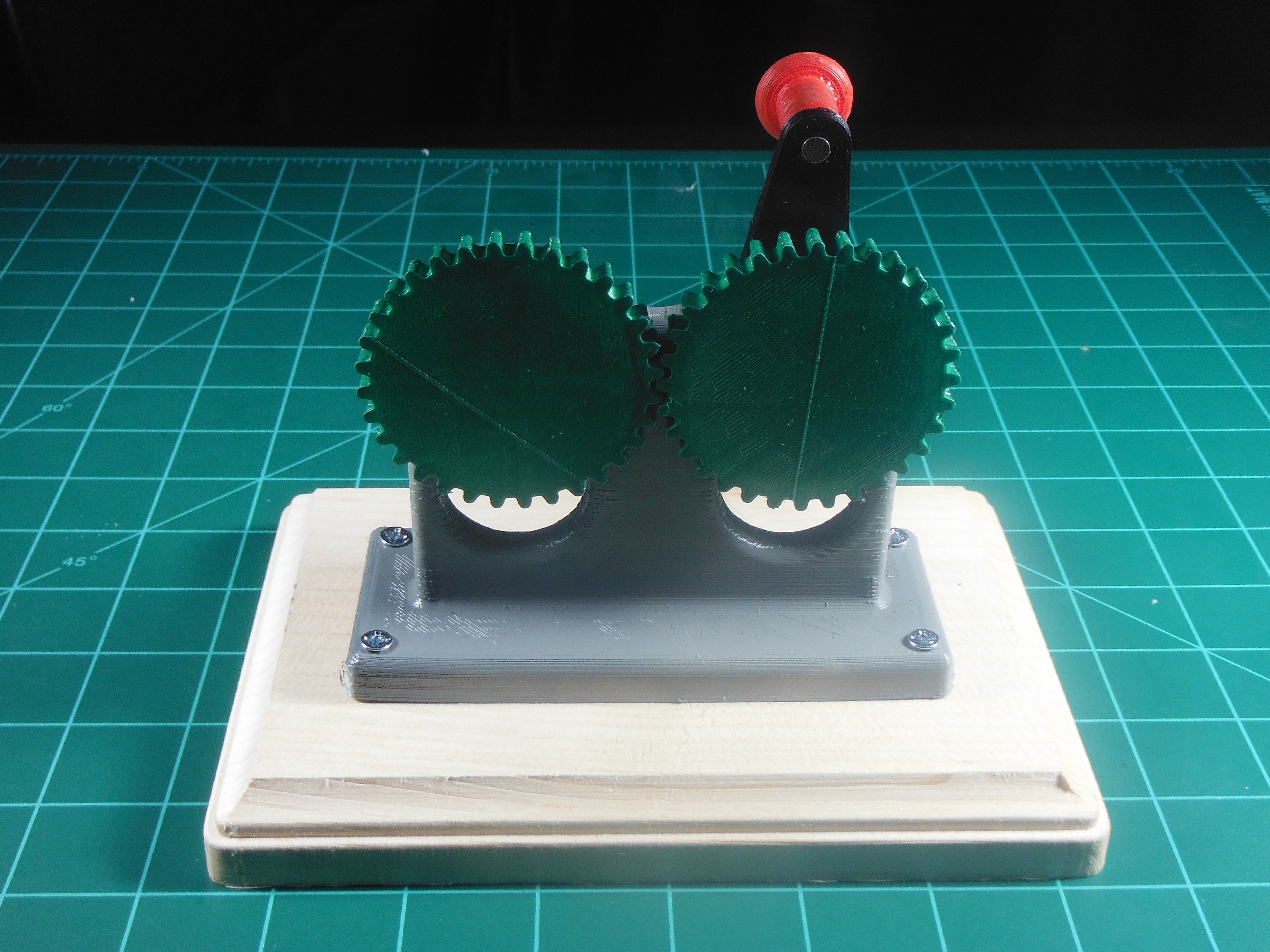 Ingranaggio rotazioni macchinari macchina scienza attrezzo meccanico tecnologia 3d stampante ingegneria 3D print model - Mito3D