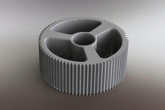 gear succulent vase 3dprint decor print house 3d print model - Mito3D