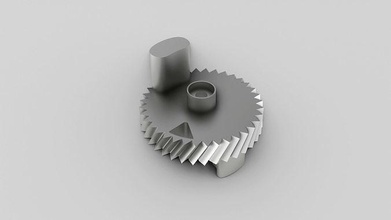 Ingranaggio tronco serratura anatra rio x line macchina passatempo Fai meccanico parti 3d print model - Mito3D
