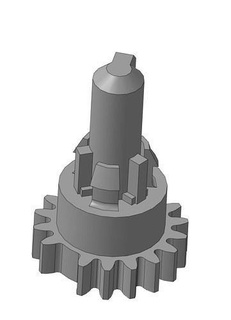 dişli z18 h44 Geely ısıtıcı 3d model fdm baskı hobi kendin yap mekanik parçalar 3d print model - Mito3D