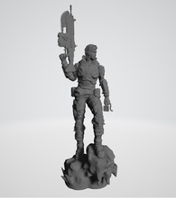 engranajes of guerra 5 kaitlin diaz gears5 intercambio estatua arte escultura militar hombre personas juegos juguetes 3d print model - Mito3D