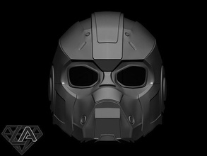 engrenagens of guerra capacete carmim multijogador antônio jovem airsoft cosplay guerreiro mascarar proteção cabeça jogos brinquedos acessórios 3d print model - Mito3D