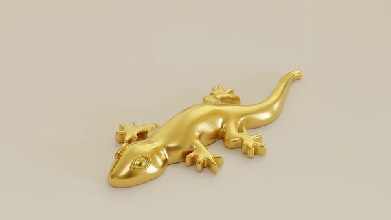gecko lagarto 3d modelo ouro arte joalheria jóias imprimível réptil pingente brinco pingentes gekko pulseira colar stl cafajeste 3d print model - Mito3D