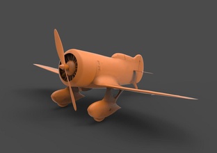 donner abeille modèle r1 avion spéculaire coureur construit 1 3d perspectivex achat couleur plans sport 2 course vitesse meurtre pilote jeux jouets 3d print model - Mito3D