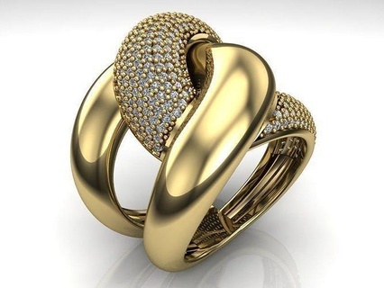 gemma squillare gioielleria anelli oro diamante argento nozze Fidanzamento gioiello moda bianca bellezza 3d print model - Mito3D