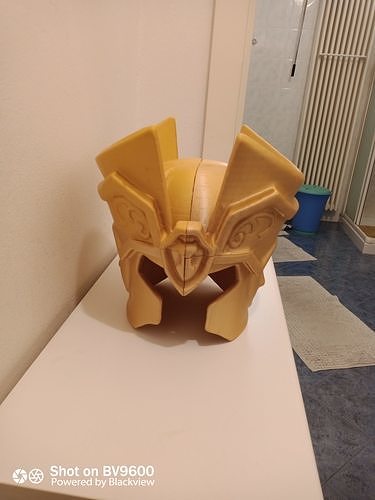 zwillinge helm 3d gedruckt gold mith stoff saintseiya ritter cavalieridellozodiaco saga zbrush cosplay mode 3D print model - Mito3D