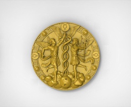 gemini zodiac 3d modelleri takı altın Gümüş sterling mücevher kolye platin beyaz 3d print model - Mito3D