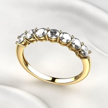 gemas oro anillo rinoceronte 3dprint imprimible joya diamante compromiso Boda brillante zafiro rubí Esmeralda topacio Moda joyería anillos 3d print model - Mito3D