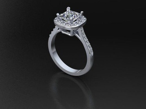 pedras de roseta anel jóias fashionring anéis jewerly desing jewerlydesinger 3d print model - Mito3D