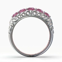 piedra preciosa compromiso Boda anillo aniversario joyería joya gemas diamantes oro plata imprimible diamante brillante libra esterlina Moda 3d print model - Mito3D
