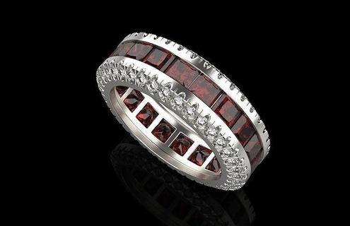 Edelstein Schmuck Ring Juwel Gold Silber druckbar Diamant Hochzeit Engagement Mode engagem brillant Sterling Schönheit Saphir Ringe 3d print model - Mito3D