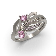 de piedras preciosas anillo la joyería oro el diamante gem joya platino plata imprimible creación prototipos 3dprinter brillante dedo los anillos 3d print model - Mito3D