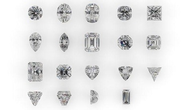 gemstones shapes gem jewelry diamonds crystal shape cuts printable model varius cad milling stone gems 3d print model - Mito3D