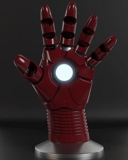 general use iron man glove ironman marvel avengers hero ironmanglove cosplay 3d display wearable hobby diy hand 3d print model - Mito3D