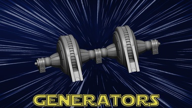 generatoren star kriege generator sci fi industriell motor leistung elektrisch elektrizität turbine zukunft energie terrain szenisch kriegsspiel legion abspielen jedi spiele spielzeuge spiel zubehör 3d print model - Mito3D