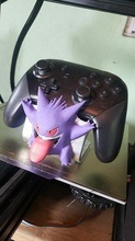 gengar nintendo cambiar interruptor pro soporte 3d impresión modelo pokemon vídeo juego palanca mando juegos jugador juguetes accesorios 3d print model - Mito3D
