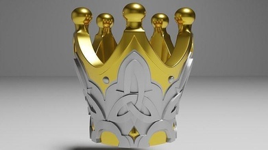 crown of insight keychain genshin impact ornament 3d print ready cosplay cosplayer zhongli baal venti modnstadt inazuma liyue games toys game accessories 3d print model - Mito3D