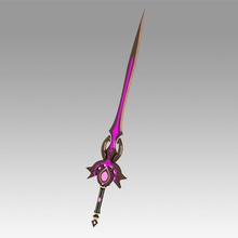 genshin impacto purulento desejo kaeya viajante espada jean keqing qiqi xingqi cosplay adereços faca arma passatempo faça 3d print model - Mito3D