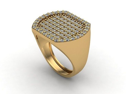 centilmen yüzük taş dizi 3dm 14 yüzükler Solitaire sterlin yazdırılabilir elmas platin parlak düğün nişan mücevher gümüş takı beyaz altın değerli beyler Menring 3d print model - Mito3D