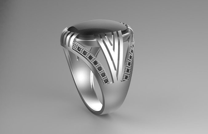 signore squillare gioielleria rzrady platino argento anelli 3D print model - Mito3D