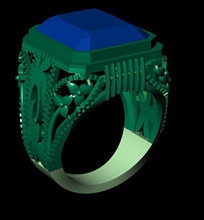 messieurs de l'anneau bijoux gents or d'argent les anneaux 3d print model - Mito3D