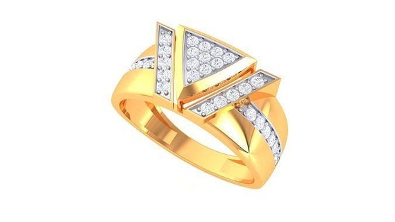 gents ring - 35 jewellery printable gem diamond gold platinum wedding engagement jewelry precious luxury groom rings male 3d print model - Mito3D