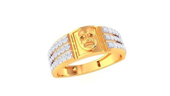 gents ring - 43 jewellery printable gem diamond gold platinum wedding engagement jewelry precious luxury groom rings male 3d print model - Mito3D