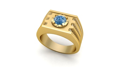 gents ring 003 jewelry engagement platinum silver printable sterling gold fashion cnc diamond gem jewel rings signet enamel men man 3d print model - Mito3D