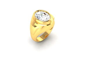 gents solitaire ring 3dm render detail jewelry wedding engagement jewellery printable jewel diamond silver gold white fashion gem rings band weedingband coupleband platinum brilliant plaingold 3d print model - Mito3D