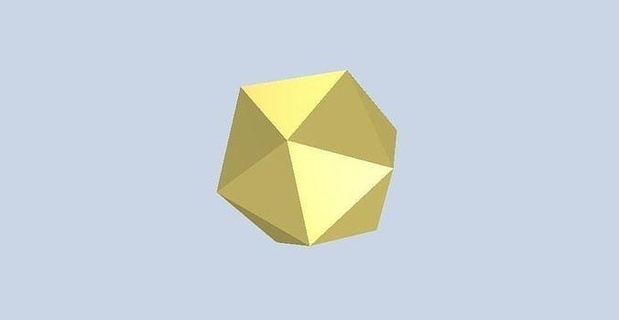 geodésico icosaedro cúpula matemático arte dodecaedro geometria poliedro casa geométrico matemática geo platão Ciência 3d print model - Mito3D