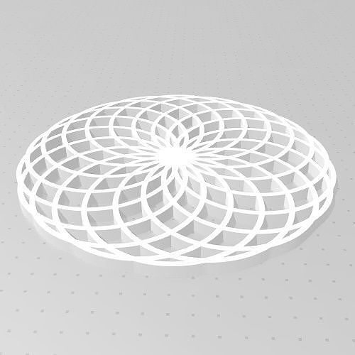 geometria sagrada toroidi toroide toro sacro energia aura geometrico design forma arte segni loghi 3D print model - Mito3D