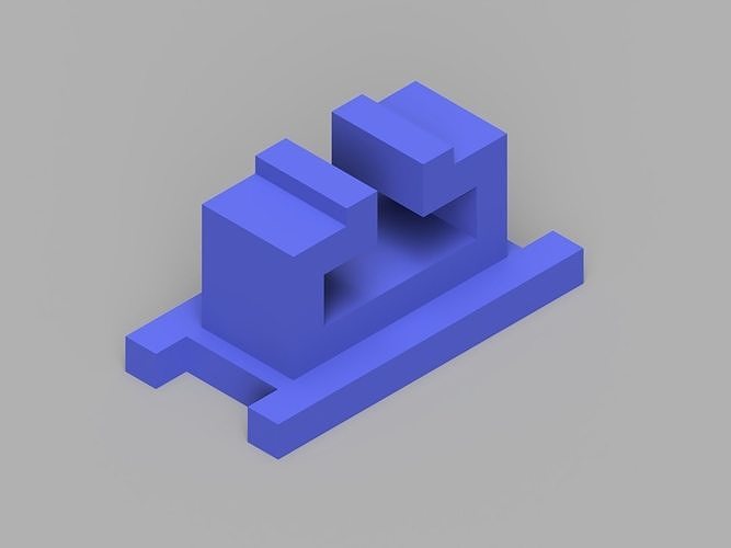 geométrico figura 08 tutorial modelo forma matemático polienlaces geometría poliedros enlaces arte imprimible 3d impresión cubo perspectiva dibujo ilustración 3D print model - Mito3D