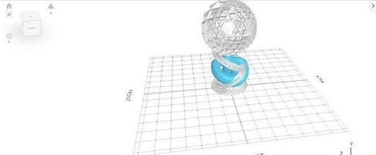 geometrico lampada statua sferica geometria figura forme nodo torus 3dprinting complesso pla abs casa illuminazione 3d print model - Mito3D